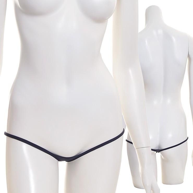Just Barely Over Extreme Low-rise Thong Panties Smooth Sheer made in Japan T448