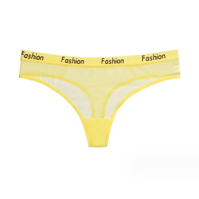 Pack Of 6 Sexy Womens See Through Sheer Panties Thongs G string Lingeries Briefs