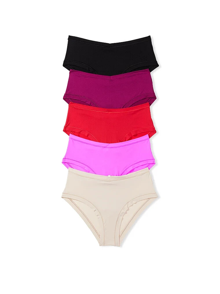 Victoria Secret PINK Hipster Womens Stretch 5 Pair Panty Pack Multi XS, S,M,L,XL