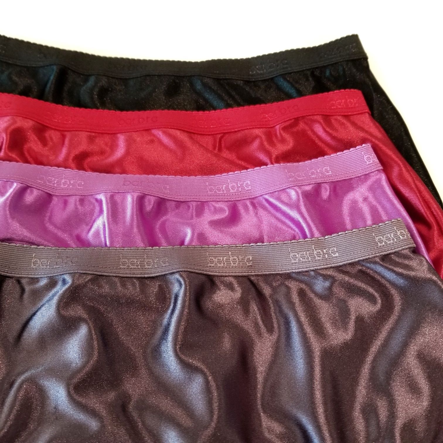 Barbra Women Full Coverage High Waist Light Tummy Control Satin Girdle Panties