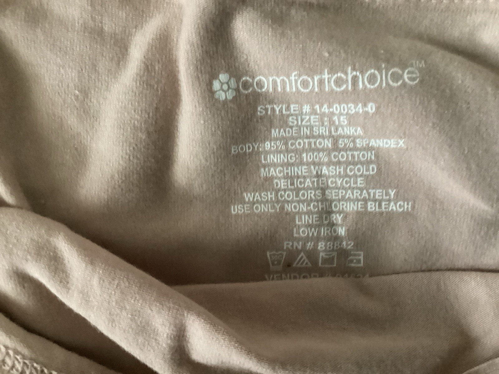 Sz 15 Women’s Panties Pk Of 3 ComfortChoice Cotton Blend