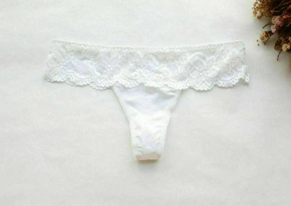 3PCS Women Sexy Thong Floral Mesh&Smooth Underwear G-string Knickers panties S-M