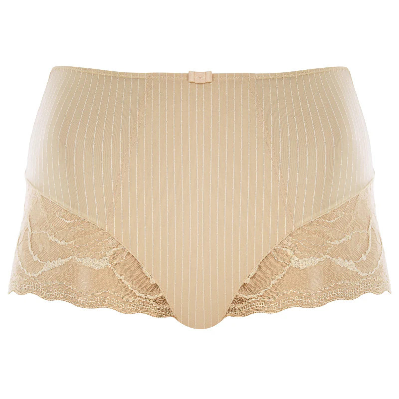 Fantasie Zoe High Waist Briefs Soft Beige 10 Small Knickers Panty Underwear