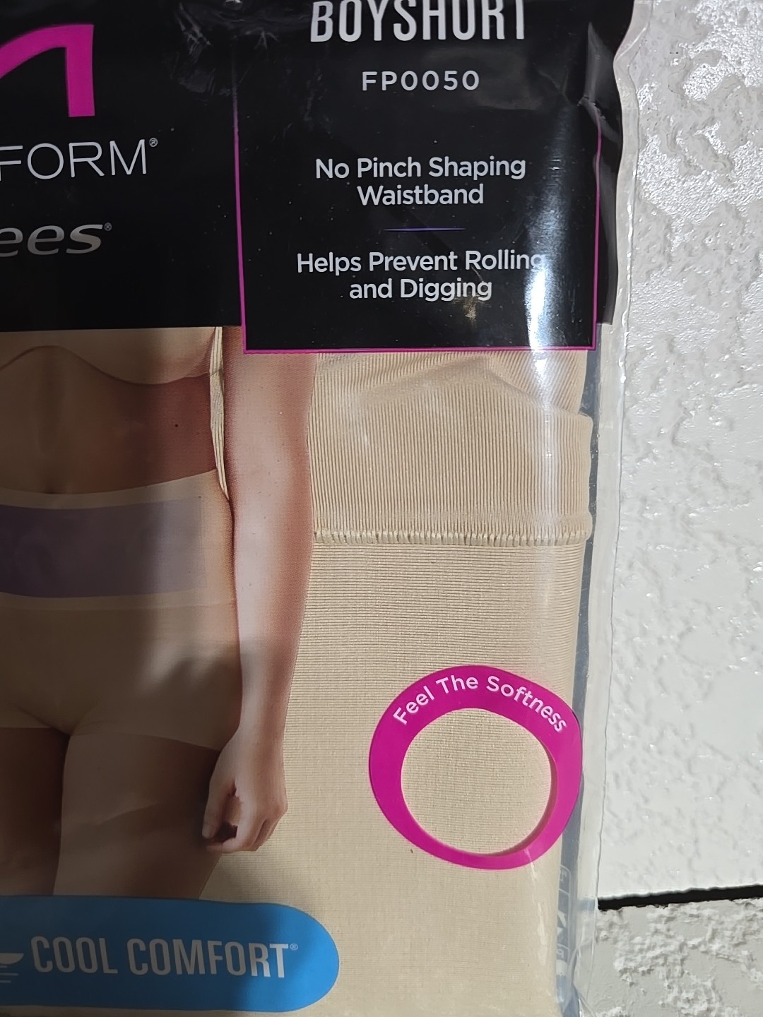 MAIDEN FORM FLEXEES SCULPTS BOYSHORT COMFORT SHAPER FIRM SZ L NUDE
