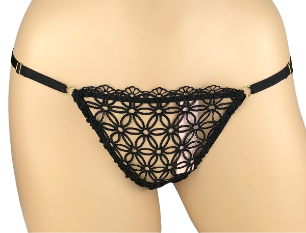VICTORIA’S SECRET VERY SEXY GEO DAISY LACE V-STRING THONG PANTY XS S M L XL NWT