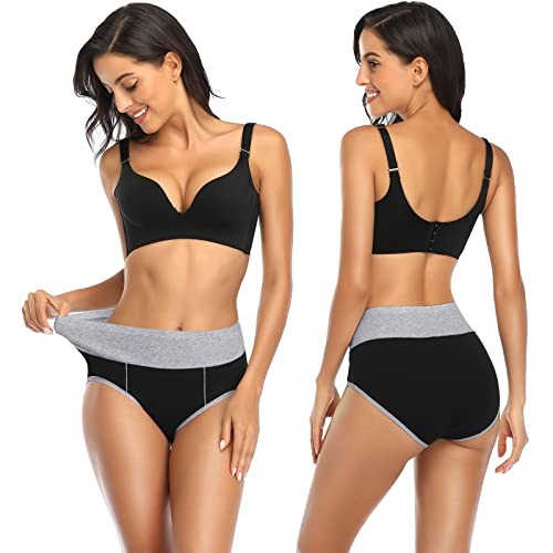 Postpartum Underwear Women High XX-Large Black/Gray/Pink/Navy Blue/Purple/Red