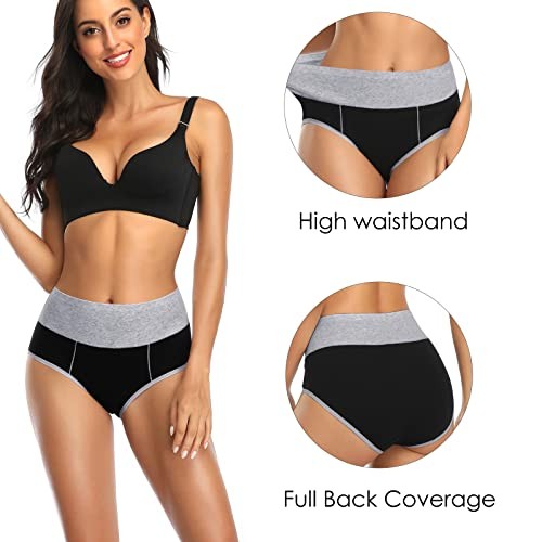 Postpartum Underwear Women High XX-Large Black/Gray/Pink/Navy Blue/Purple/Red