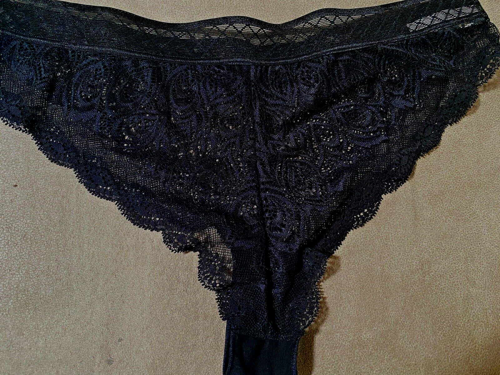 New Simone Perele Ellen Undies Black Size 5 XL