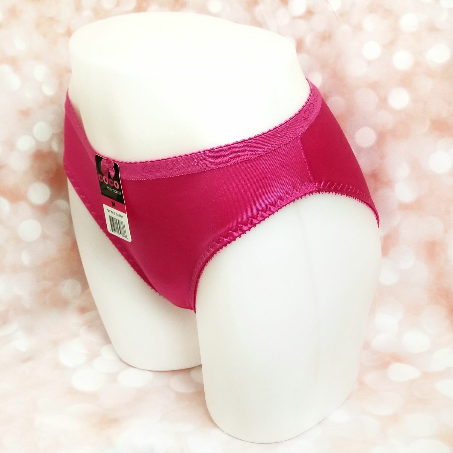 Women Coco High Cut Full Coverage Satin Shiny Bikini Panties Underwear