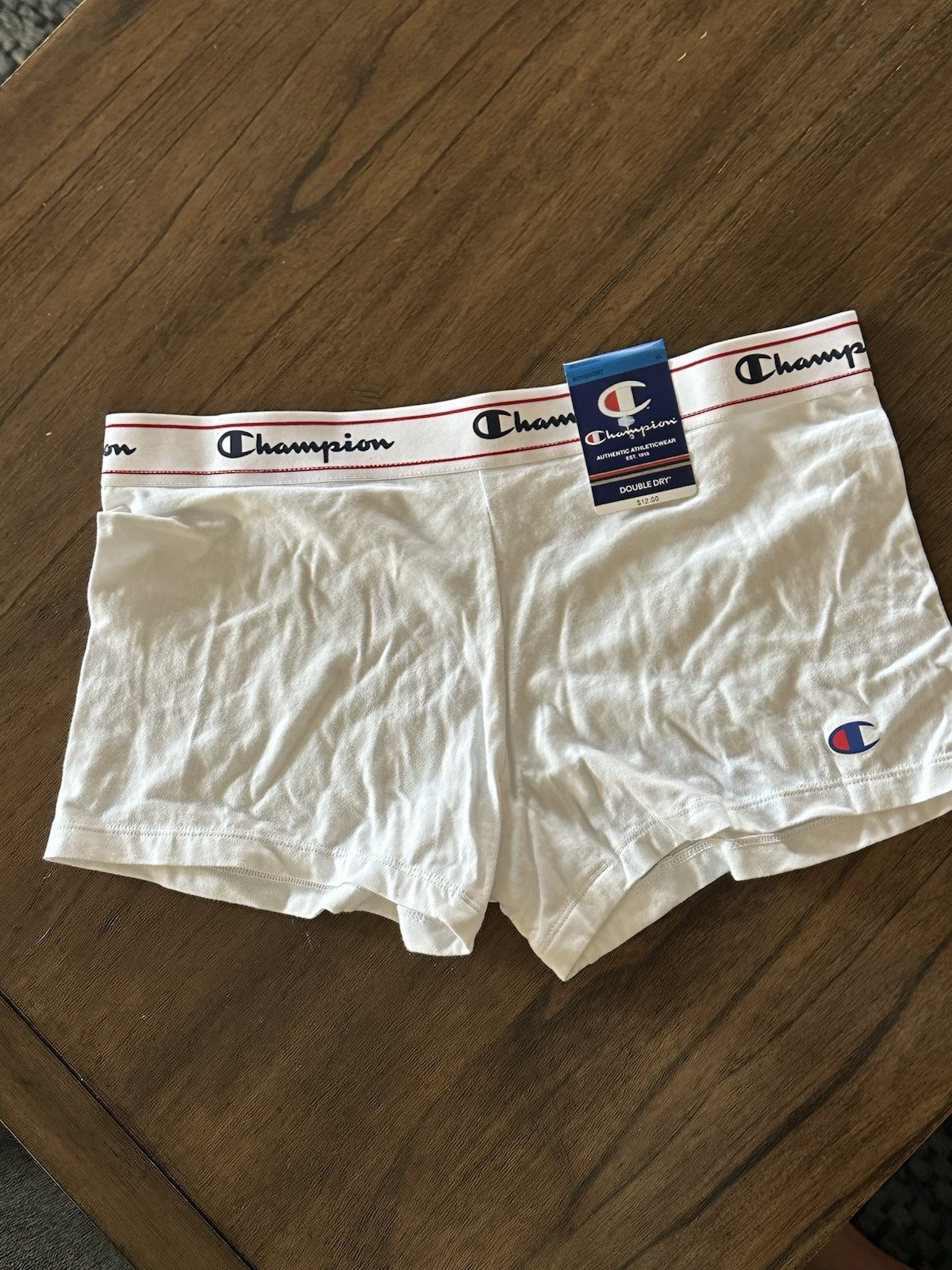 Champion BoyShorts, Panties Size Extra Large Xl Ch49as White Nwt