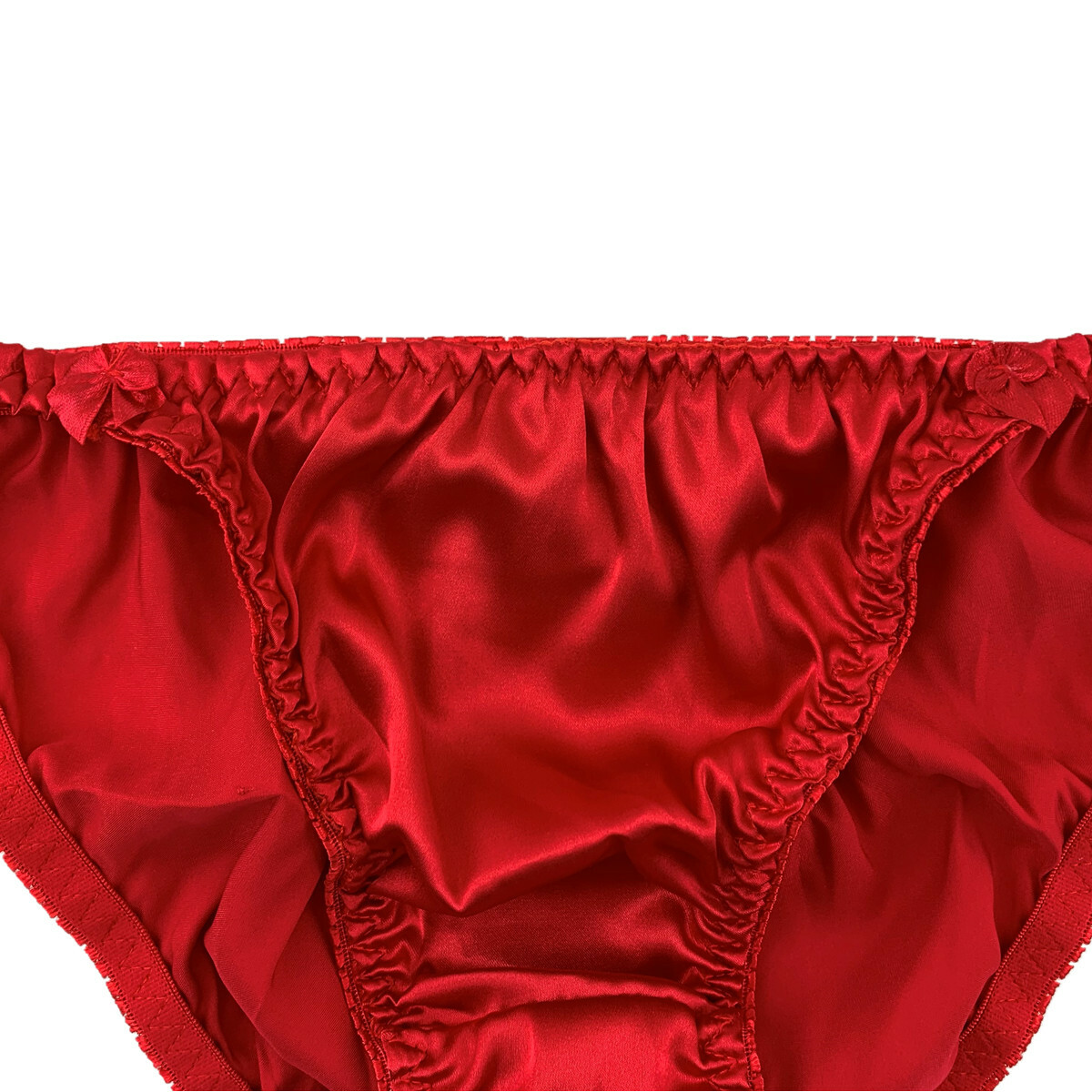 4 Pair/Lot Womens Sexy String Satin Bikinis Panties Silky Briefs Underwear S M L
