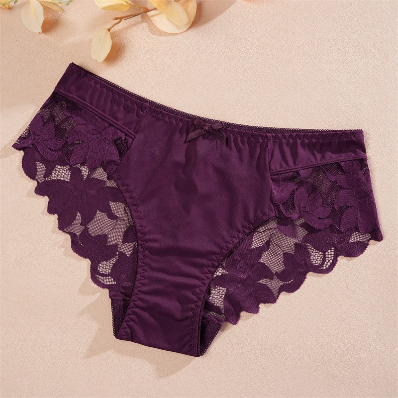4 Pack Lot Sexy Womens Lace Panties Brief Lingeries Ladies Underwear Sissy Sheer
