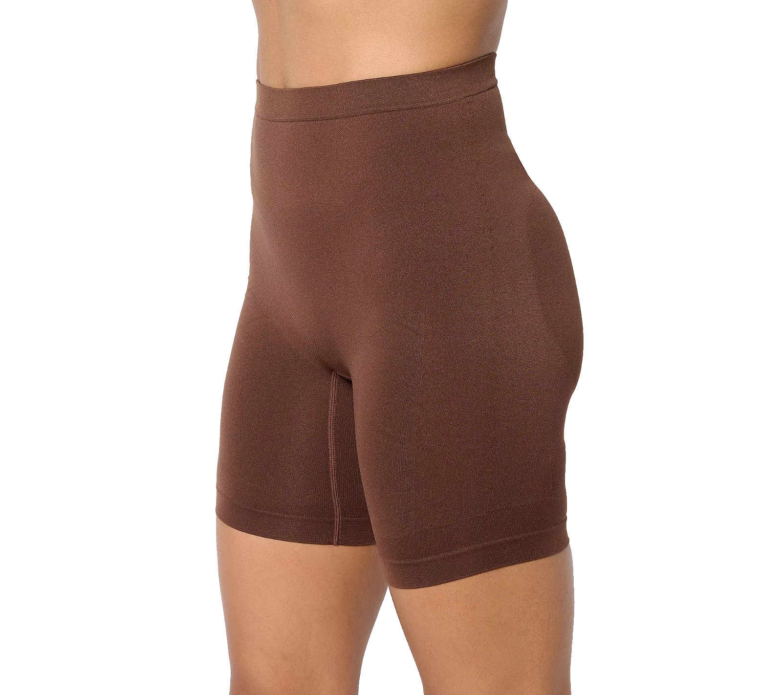 Anybody~Lycra Seamless Comfort Shaping Shorts~Medium~Chocolate~A682670 11462