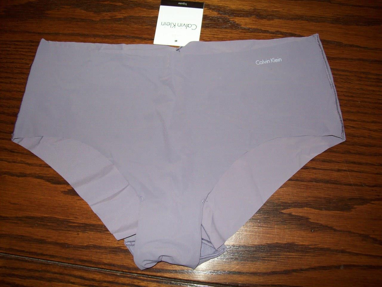 NWT CALVIN KLEIN NYLON SPANDEX MICROFIBER HIPSTER PANTIES D3429 505 L