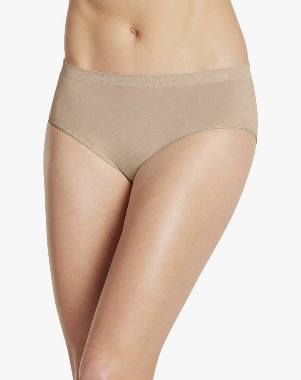 Jockey Seamfree Bikini Beige Nylon Breathable Women’s Size Underwear 001370/371