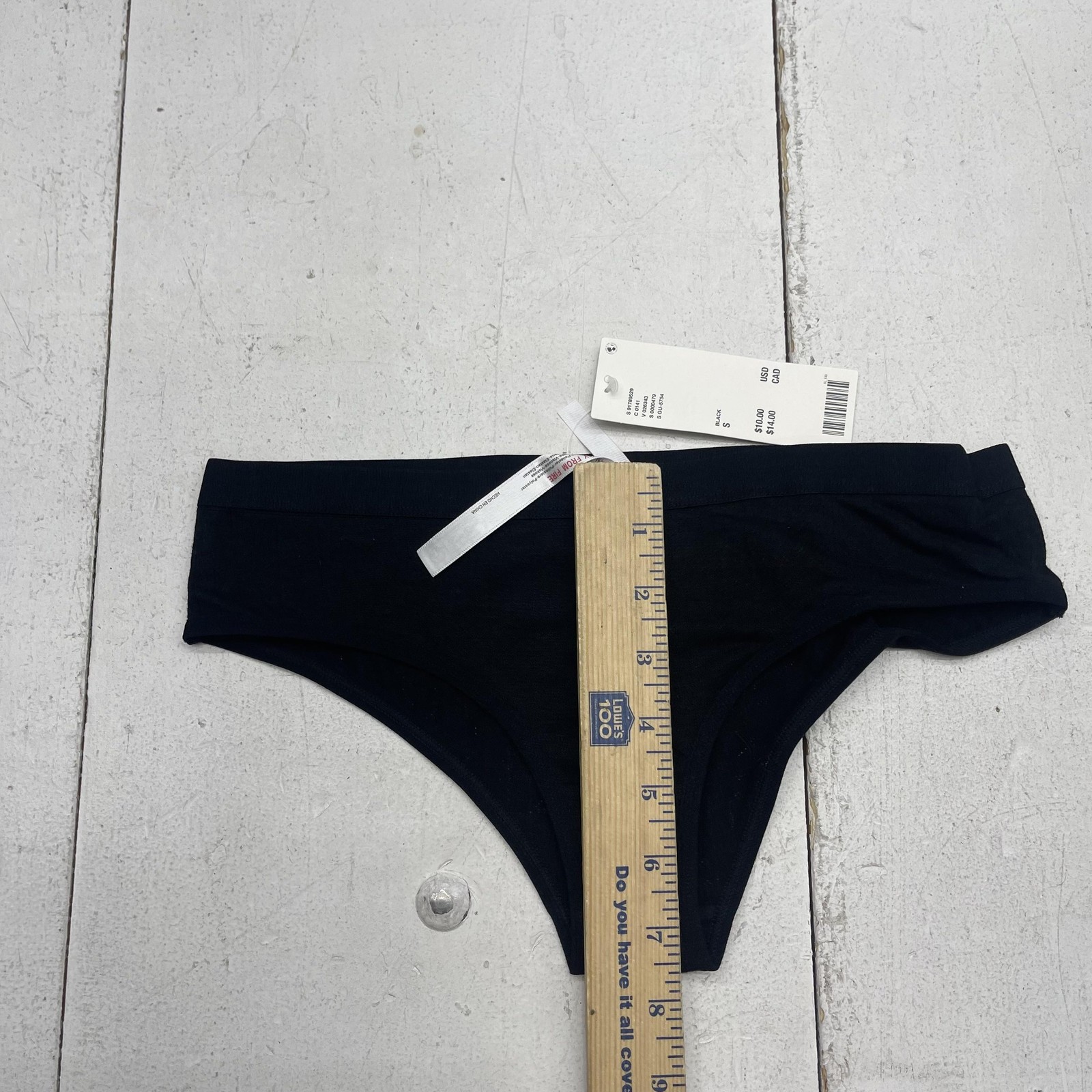 Urban Outfitters Panties Womens Small Black Bikini Brief Underwear Stretch