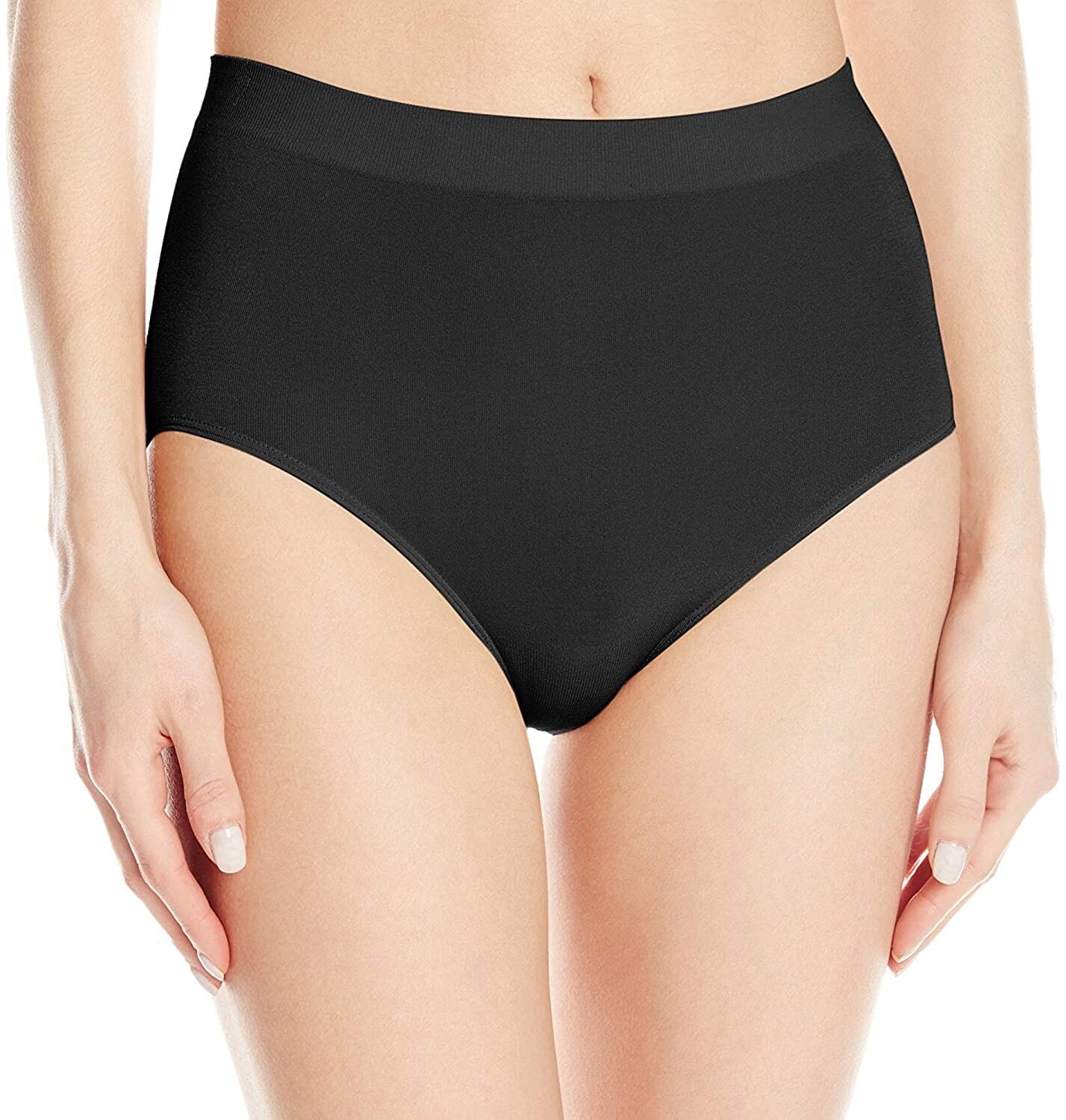 Wacoal 271110 Women’s B-Smooth Brief Panty Black Underwear Size M