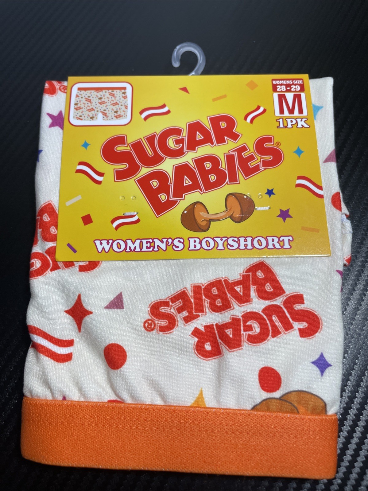 SUGAR BABIES Women’s Boy Short Sz M 28-29 New