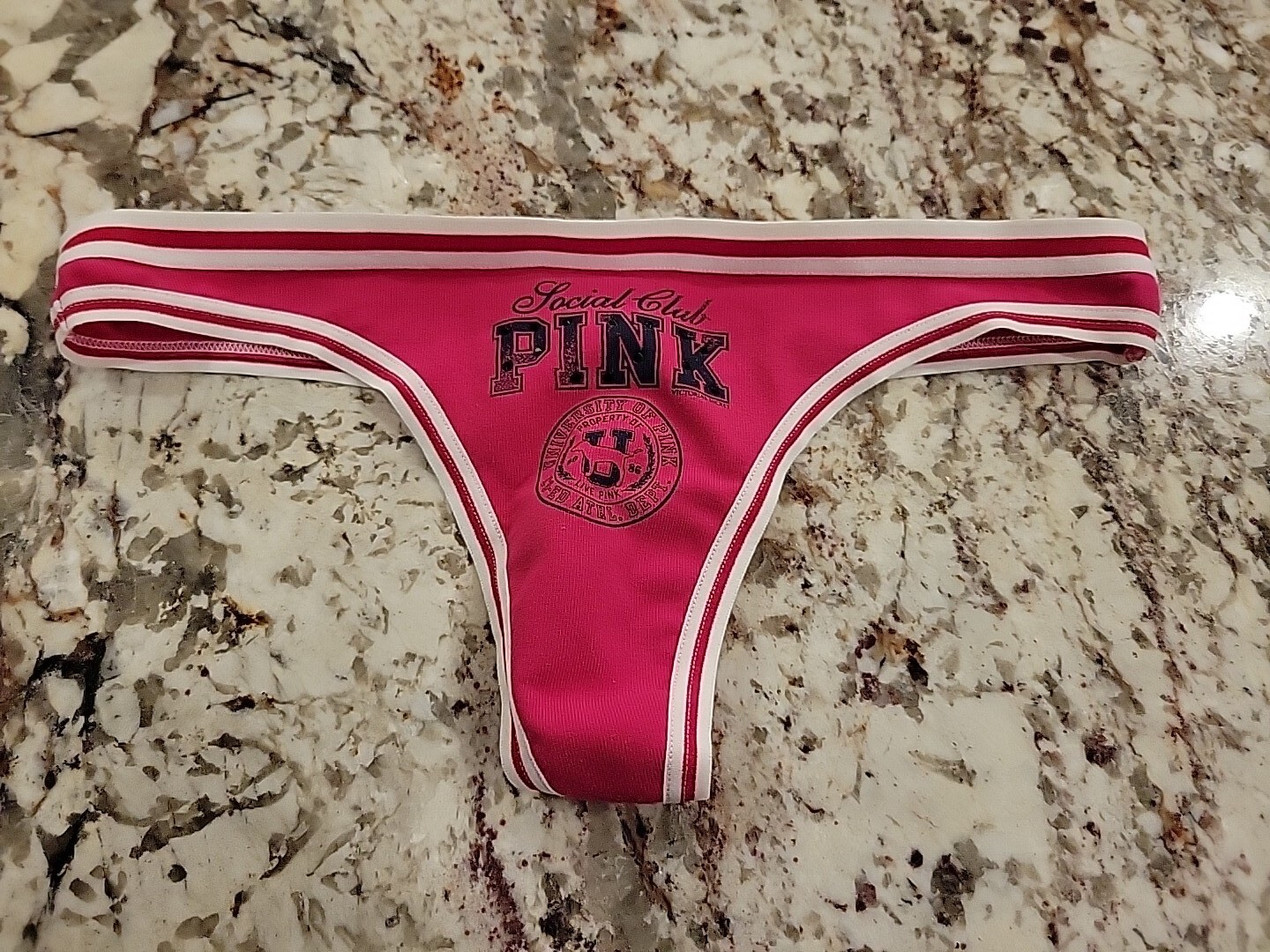 True Vintage Victoria’s Secret PINK Social Club Thong!