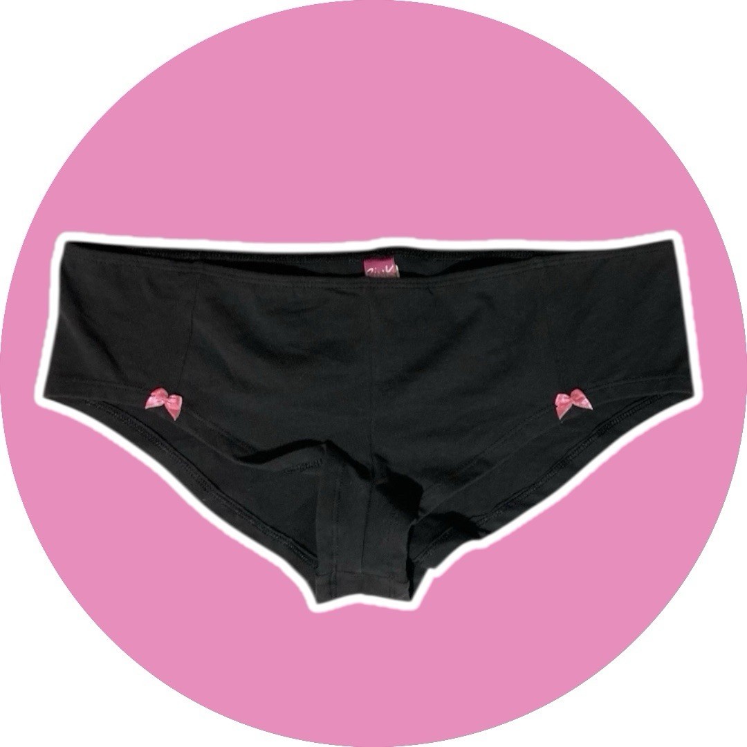 RARE Victoria’s Secret PINK Cheeky Boy Shorts Panty Women’s Size Large – NWT Y2K