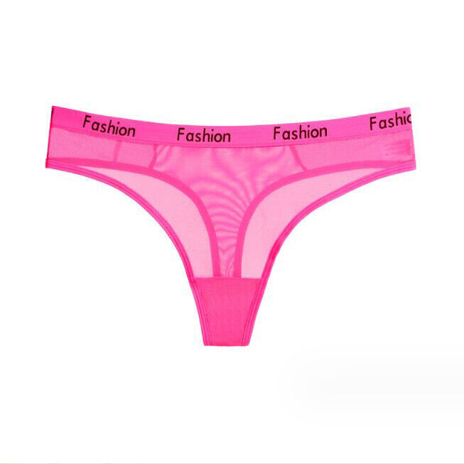 Pack Of 6 Sexy Womens See Through Sheer Panties Thongs G string Lingeries Briefs