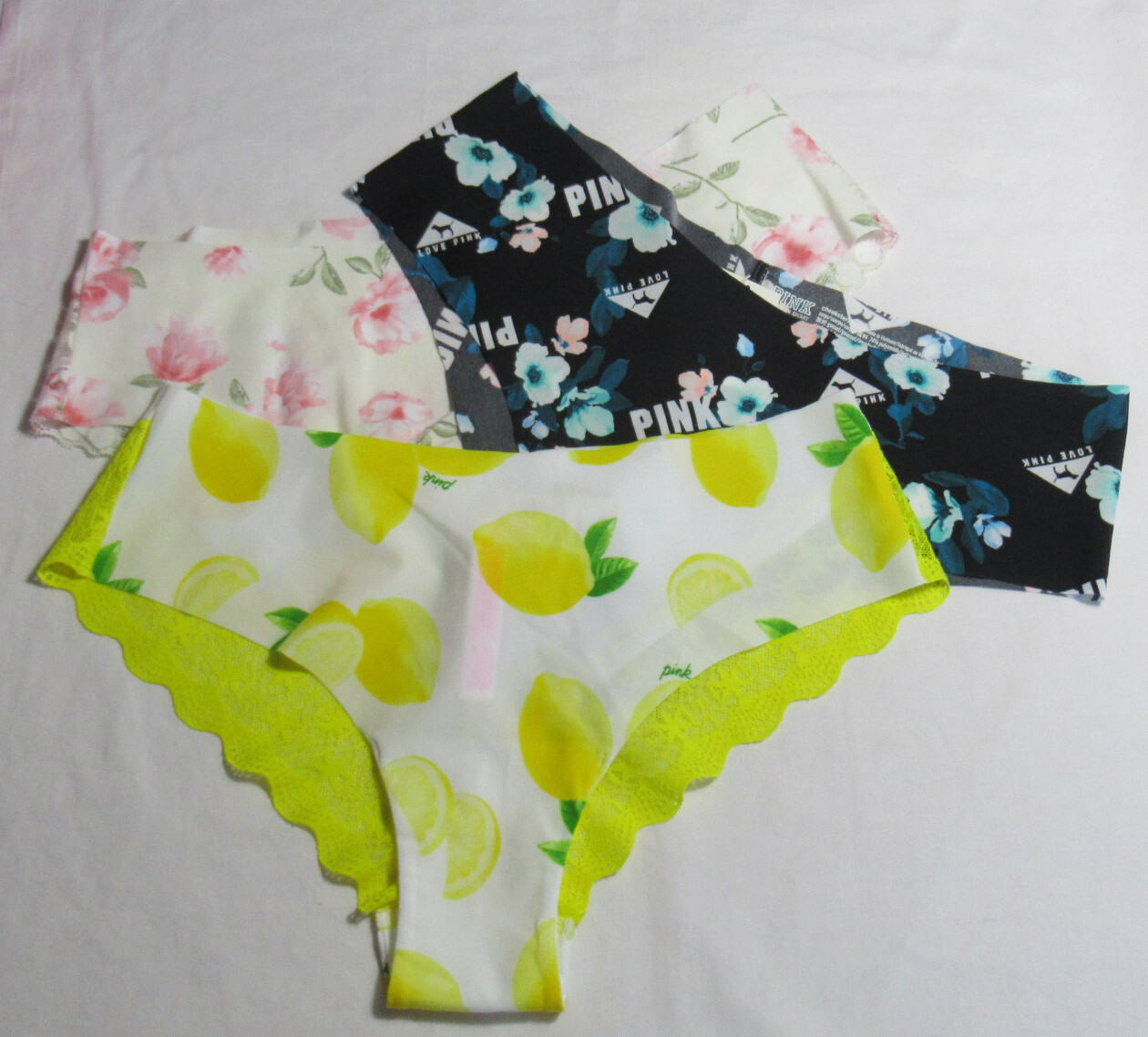 Pink by Victoria’s Secret Panties Underwear NO SHOW CHEEKSTER Size M you pick
