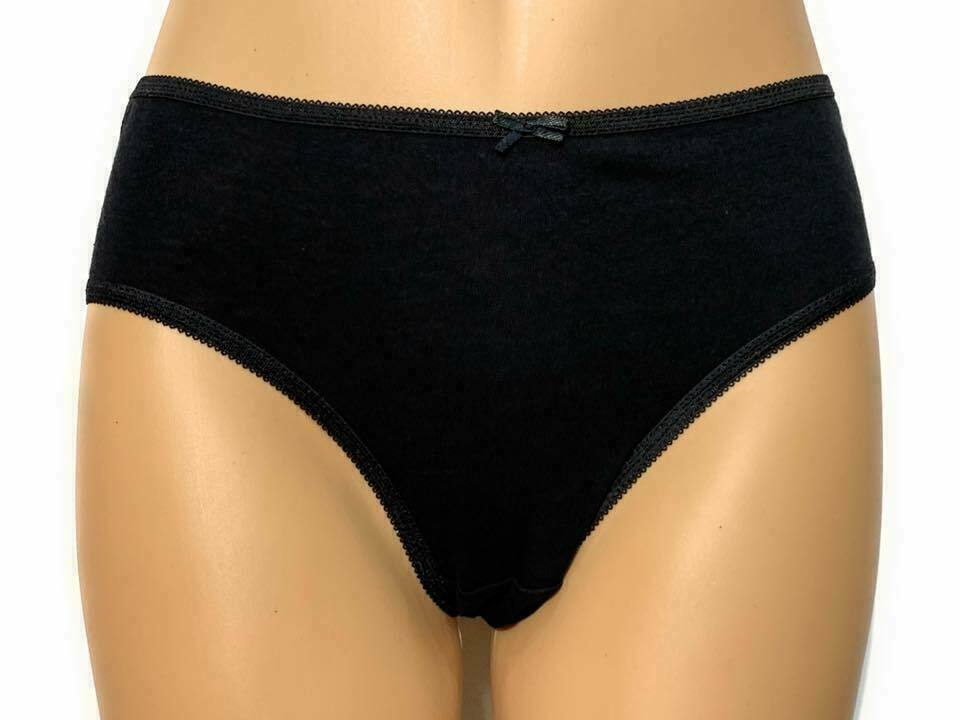 Ladies multi Pack Supersoft Lace Full Briefs Knickers Underwear Size uk 6 to 22