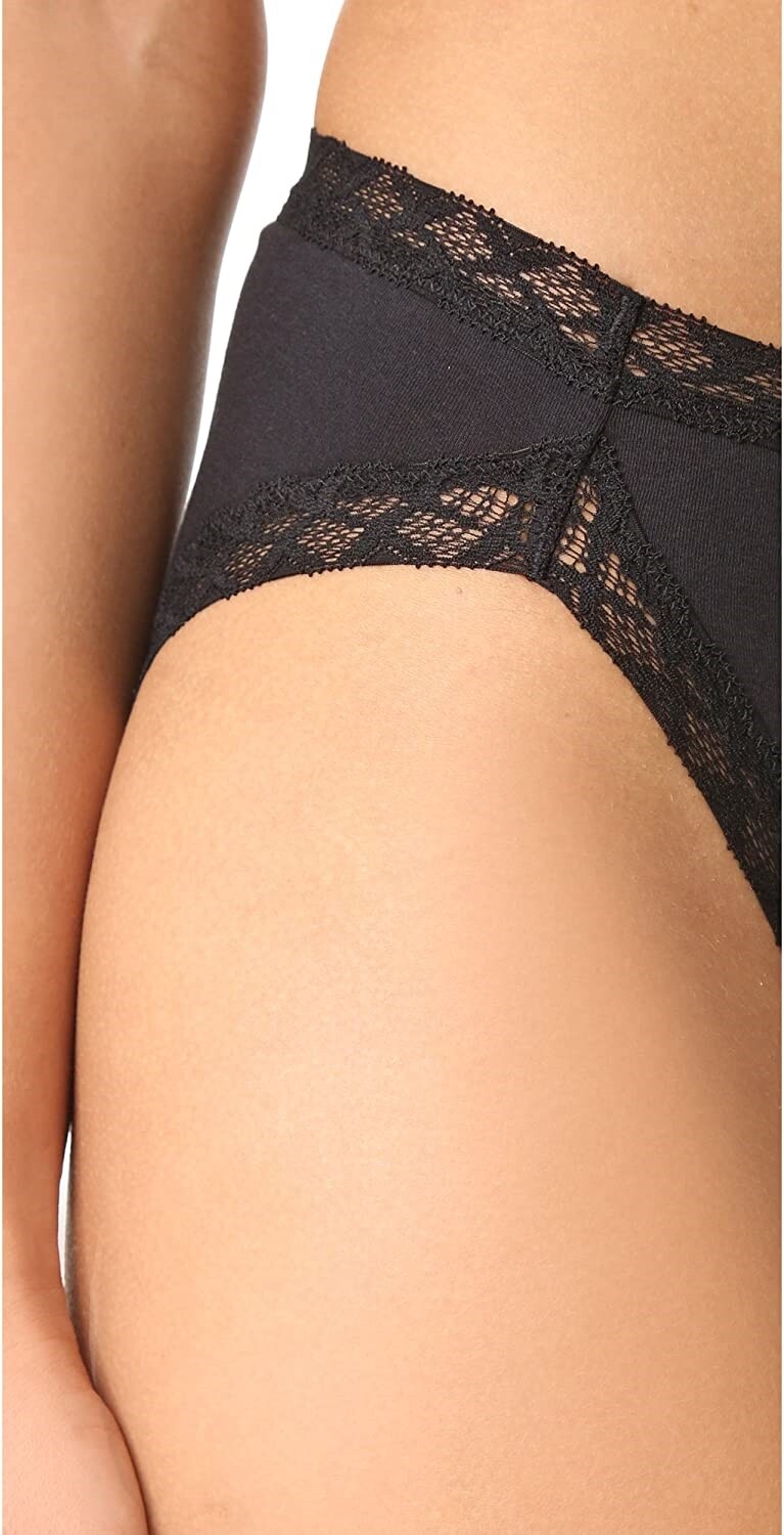 Natori 253056 Womens Bliss Cotton French Cut Bikini Briefs Underwear Size XS