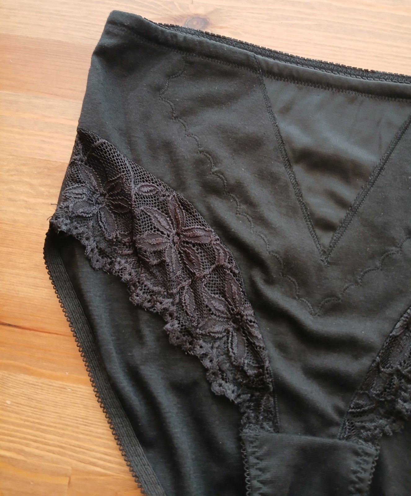 Donna L’oren Shapewear Brief Panty XL Black Comfortable Tummy Control