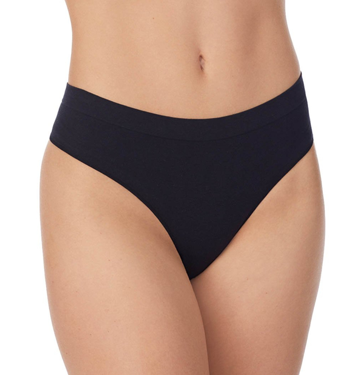On Gossamer Women Cabana Cotton Seamless Thong Black Size S