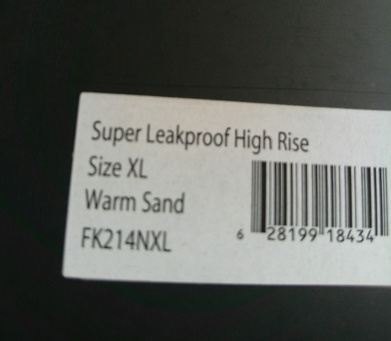 Knix Super Leakproof High Rise Underwear Designed for Heavy Absorption Size XL