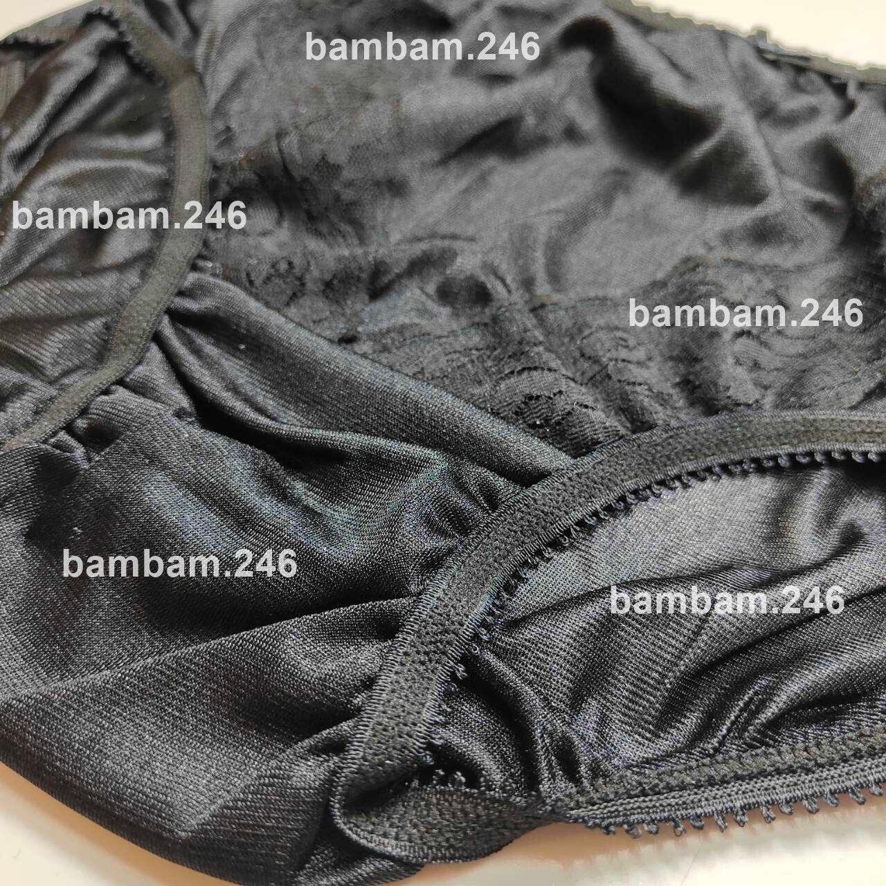 Women’s Lace Panties Sexy Underwear Size L Hips 34″-44″ Black Color Bikini Light