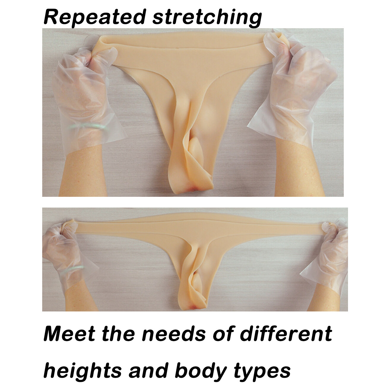 Silicone Buttock Fake Vagina Female Vagina Pants Underwear Crossdressers Panties