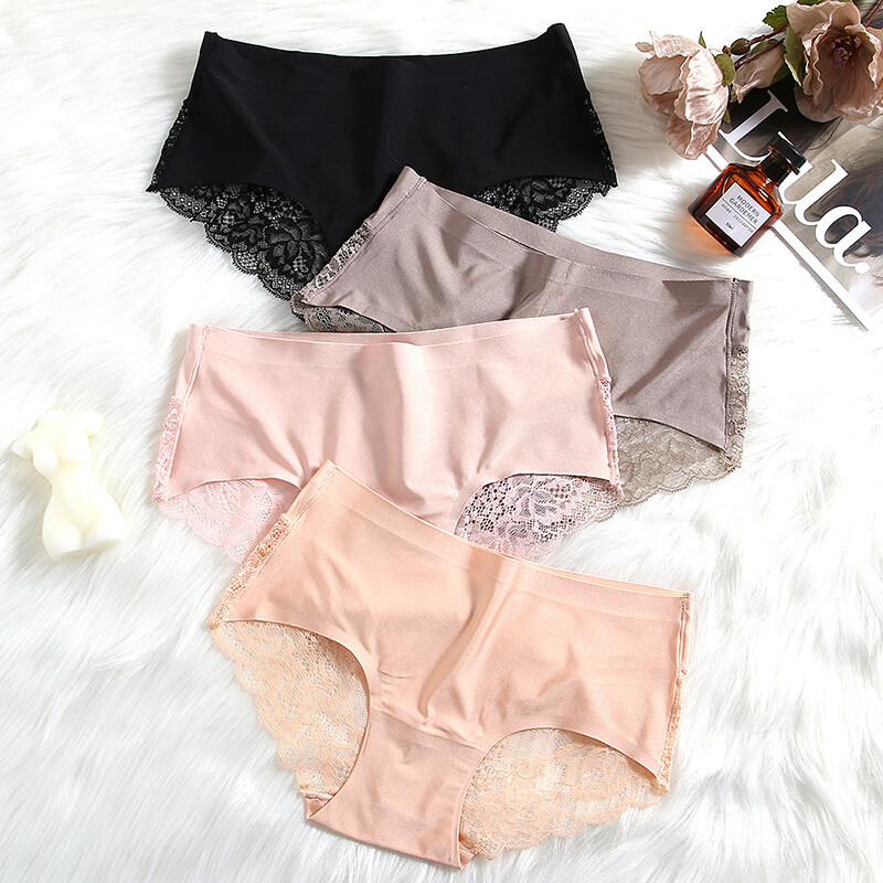 6PCS/LOT Ladies Sexy Womens Panties Briefs Lace Underwear Lingeries Hipster Pack