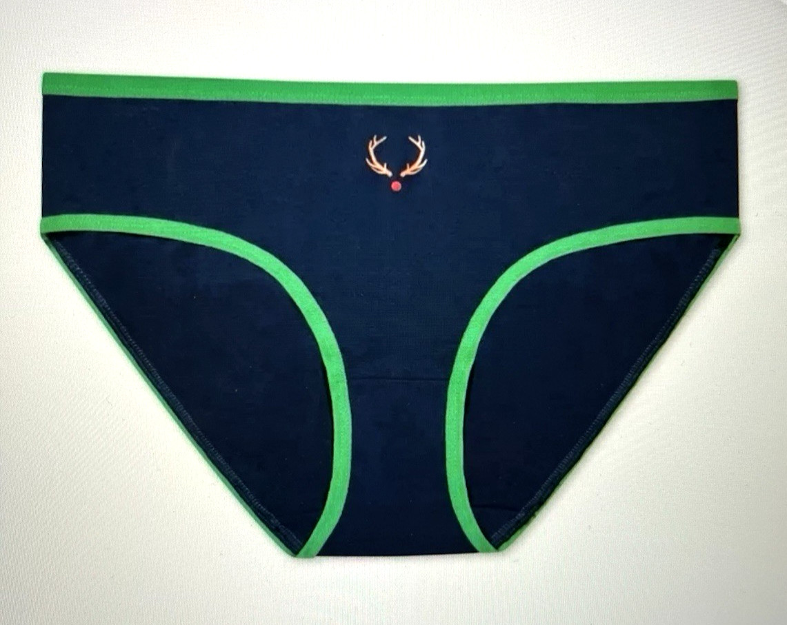 NIB~HOLIDAY TIME Christmas Hipster Underwear~ 7 Pack Women size S (4-6) Panties