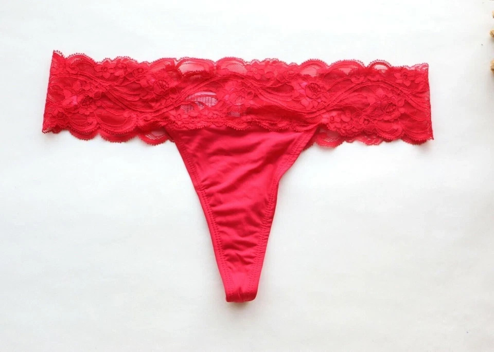 3PCS Women Sexy Thong Floral Mesh&Smooth Underwear G-string Knickers panties S-M