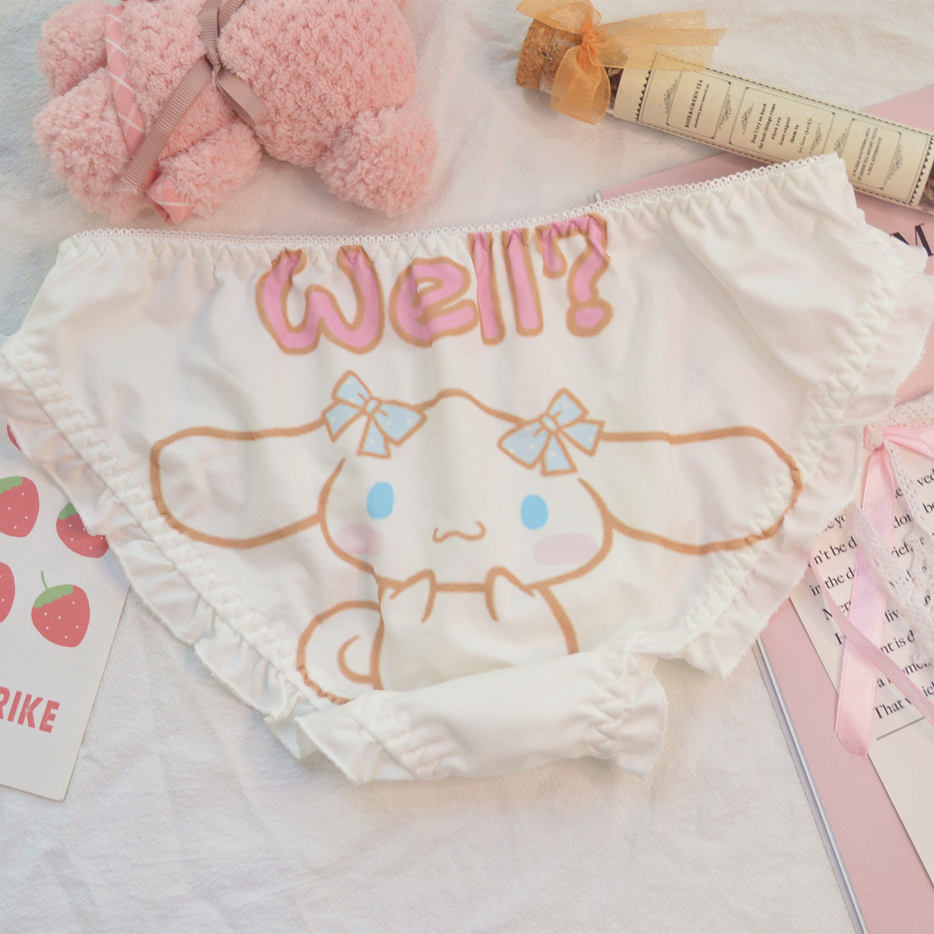 2 Pieces Ultra Kawaii Cute Panties Pantsu Anime Style Lolita Underwear Cosplay