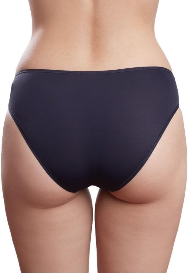 Victoria Bella MILAVITSA-440020 Women’s panties, SLIP, mid-waist, Black