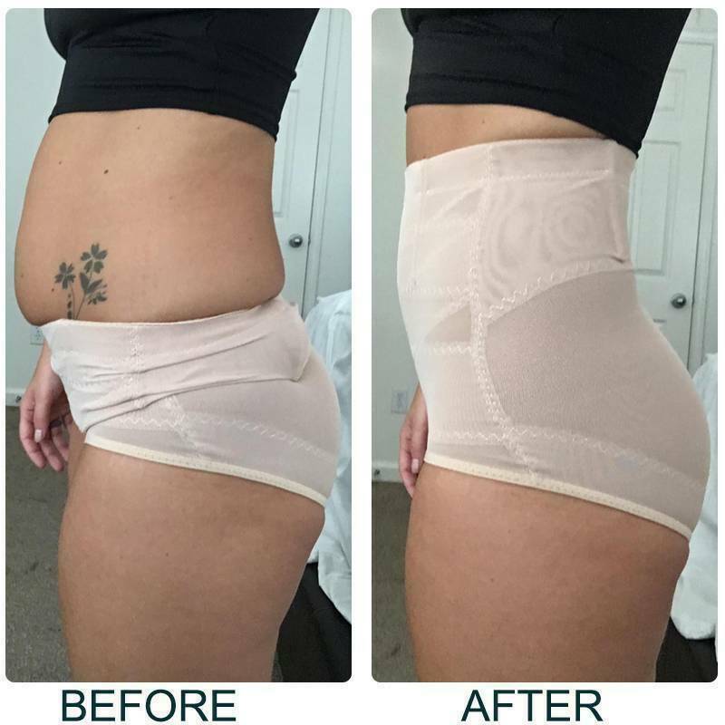 Women High Waist Panties Cross Compression abs Shaping Pants Slim Body Shaper UR