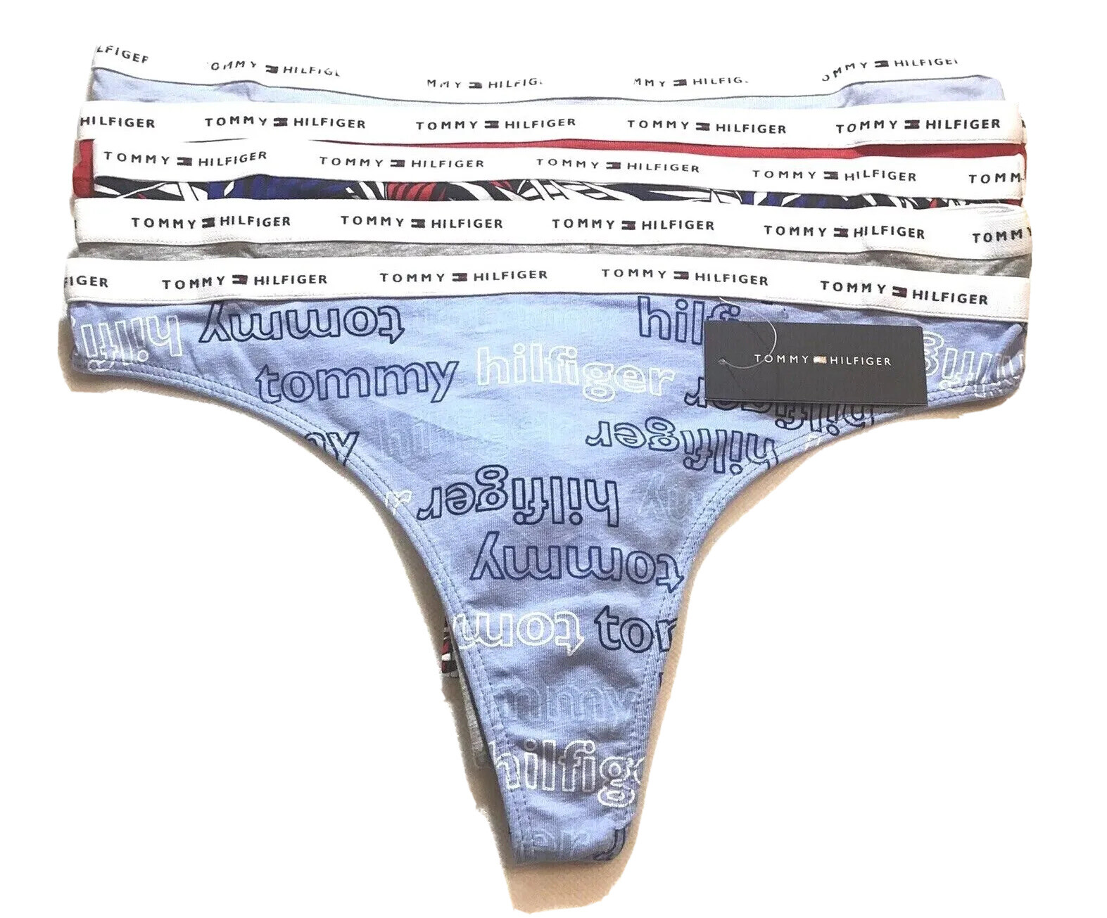 Tommy Hilfiger -XLG- Thong Women’s Cotton Panties – 5 Pack – See Description