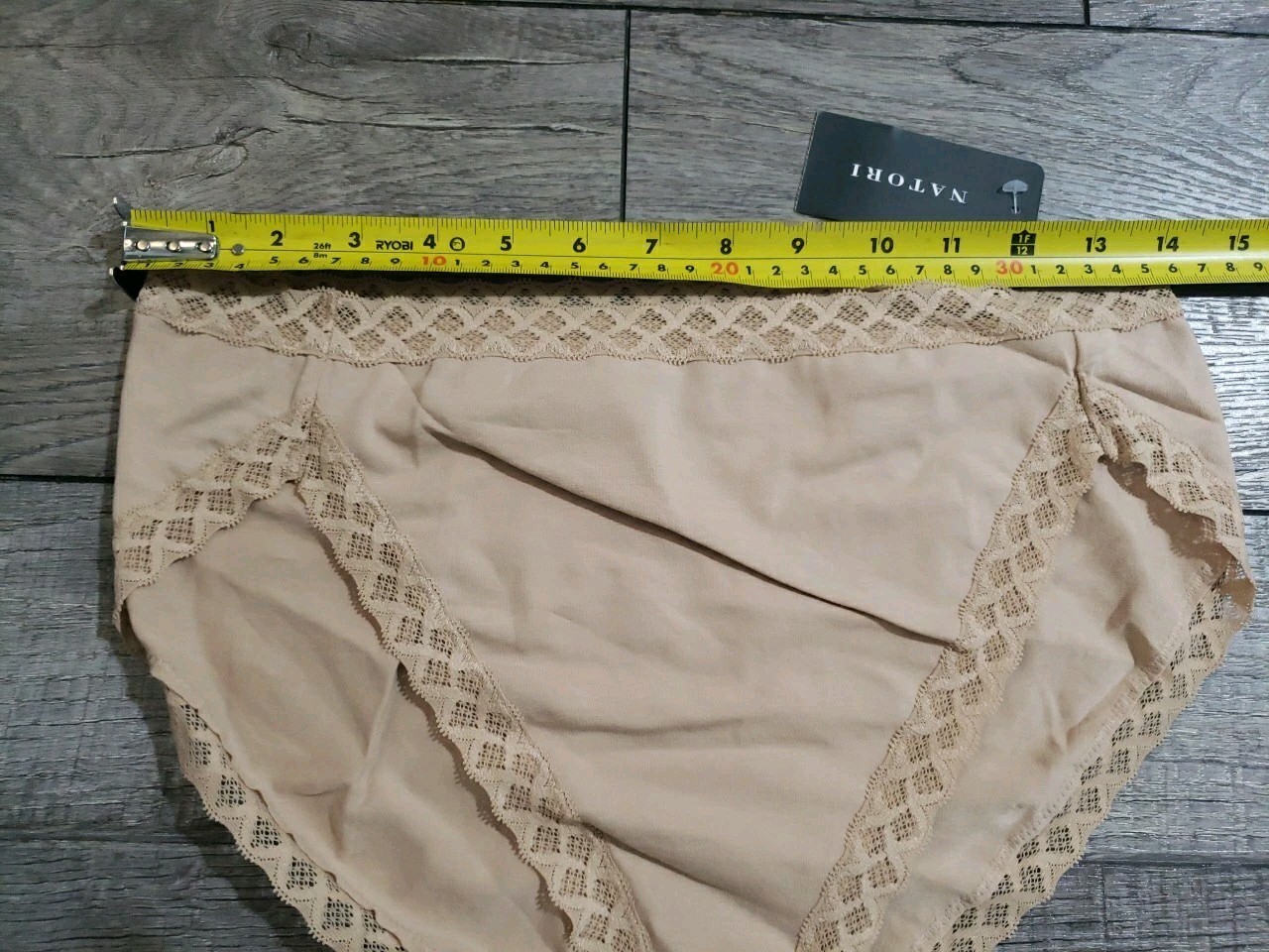 Natori Womens Bliss French Cut Panty Underwear, 94% Cotton, Sz XL