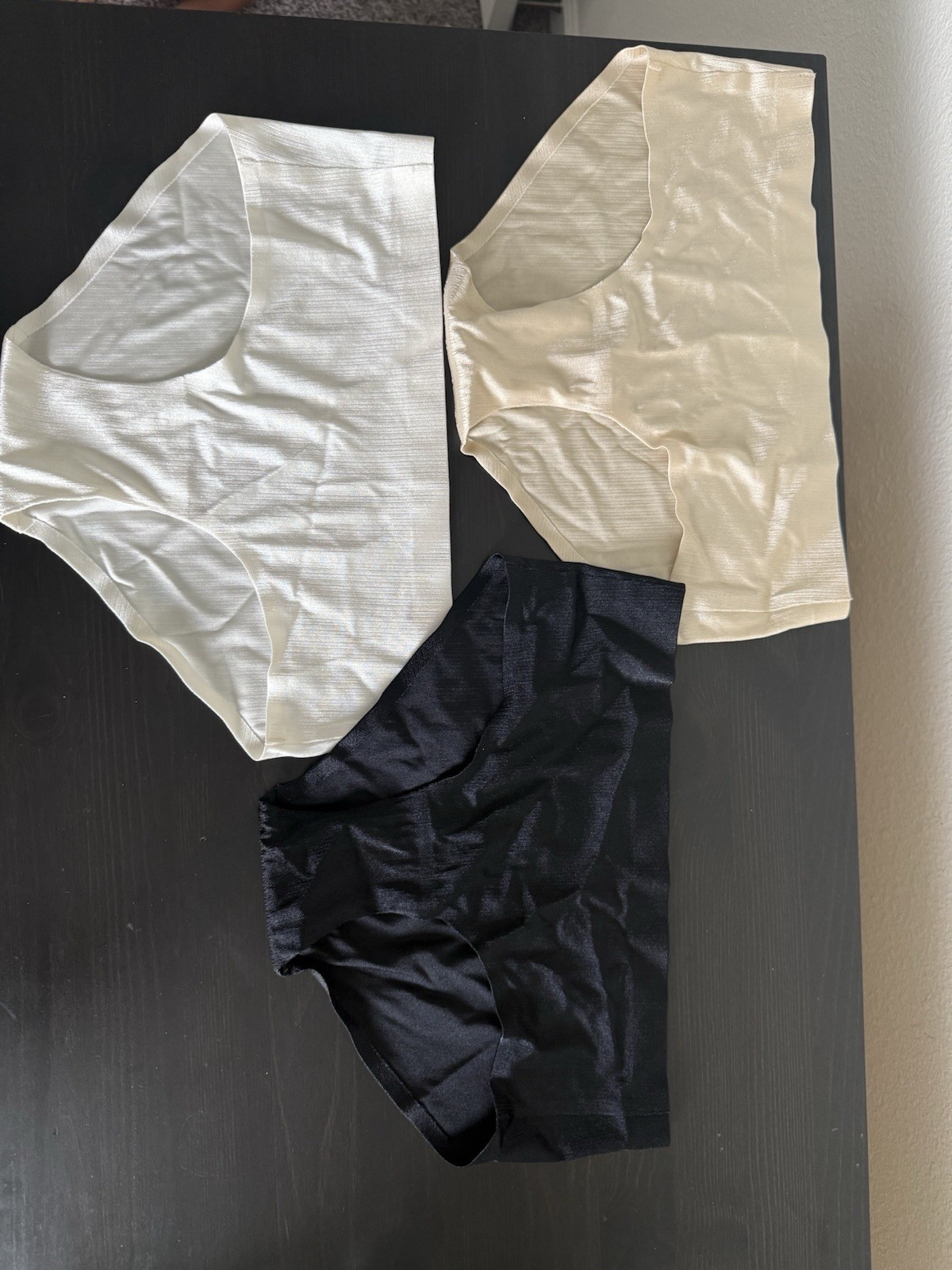 New Woman Laundry panties Underwear Size Small Black White Beige
