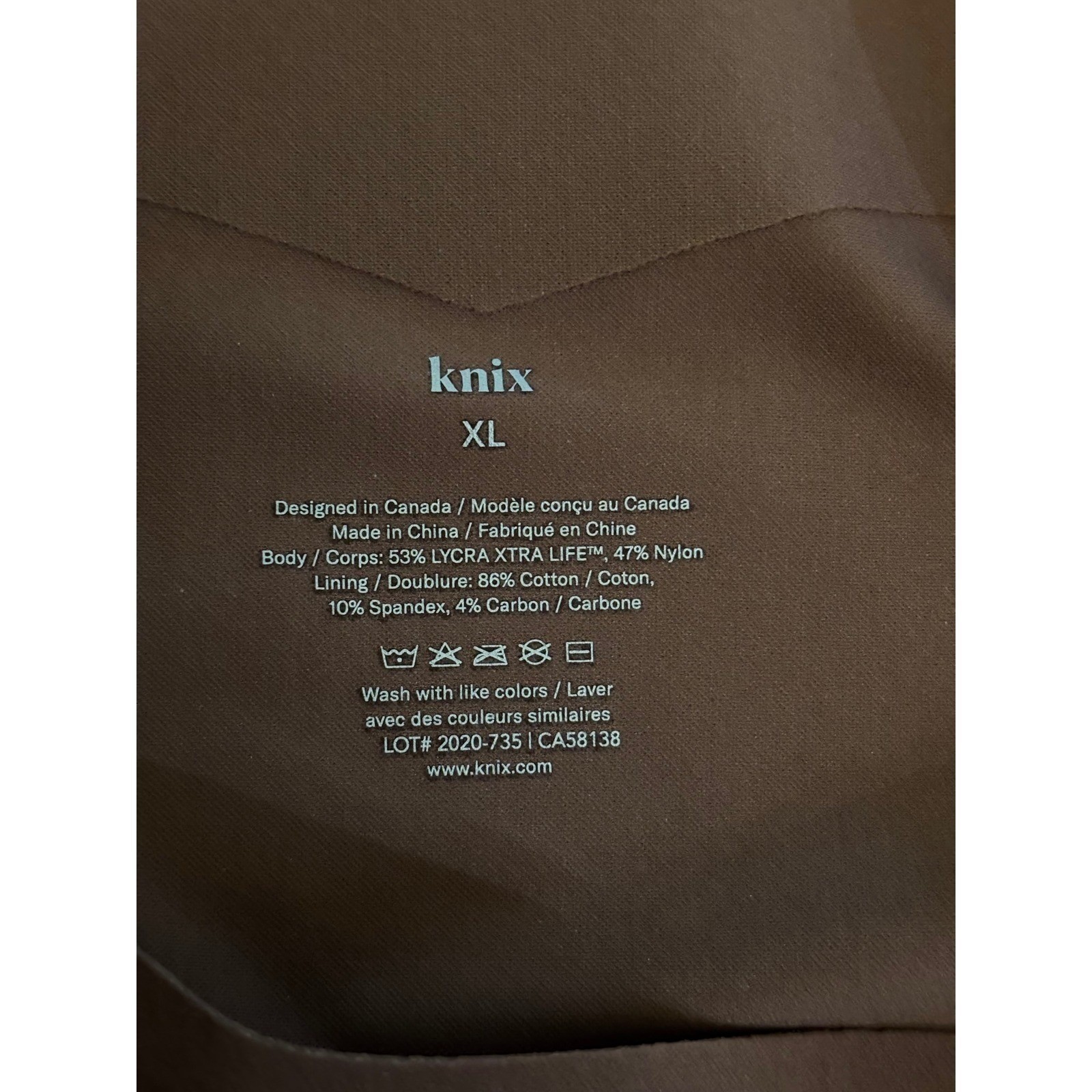 Knix High Rise Leakproof Brief – XL – Mocha Nude – NWOT