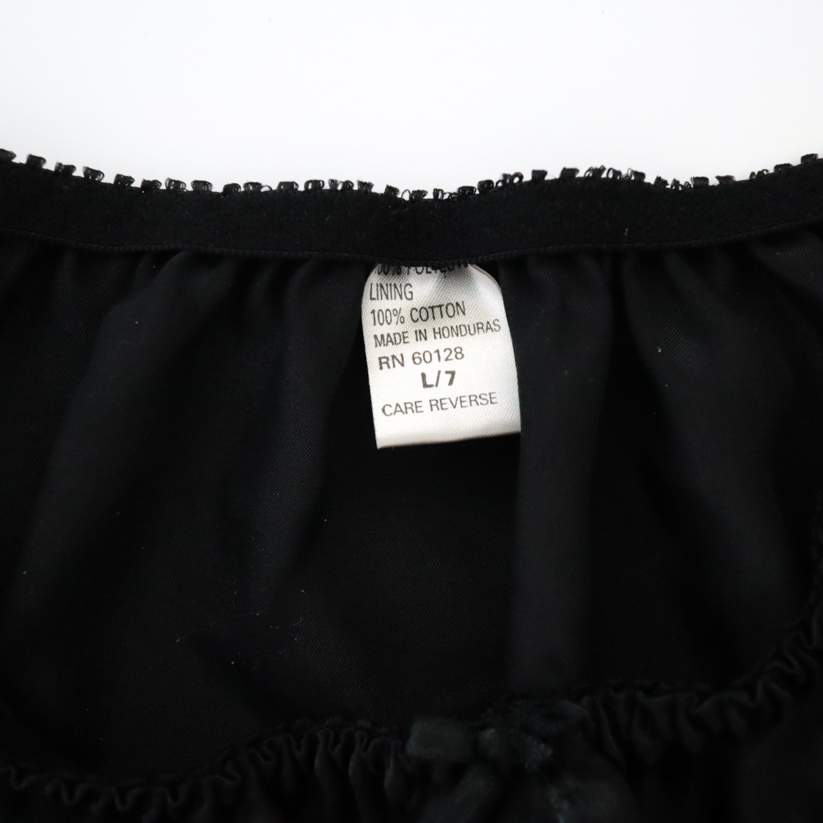 NEW Unbranded TRUE VTG 90s Flutter Ruffle Polyester Satin Bikini Panty LARGE