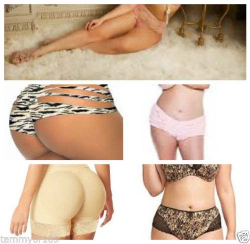 Panties Lingerie Heart Love Print Back Brown Animal Print Black Thong XL Gift
