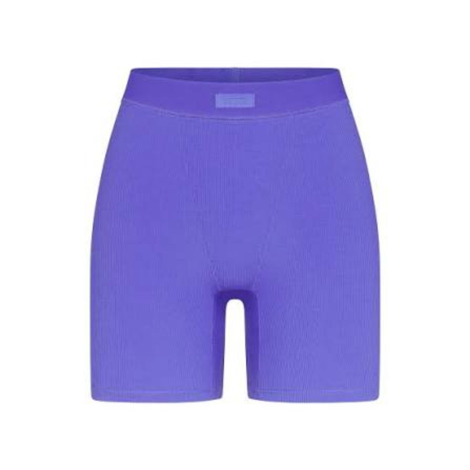 SKIMS Soft Lounge Rib Boxer – Tanzanite Blue-Purple (XS)