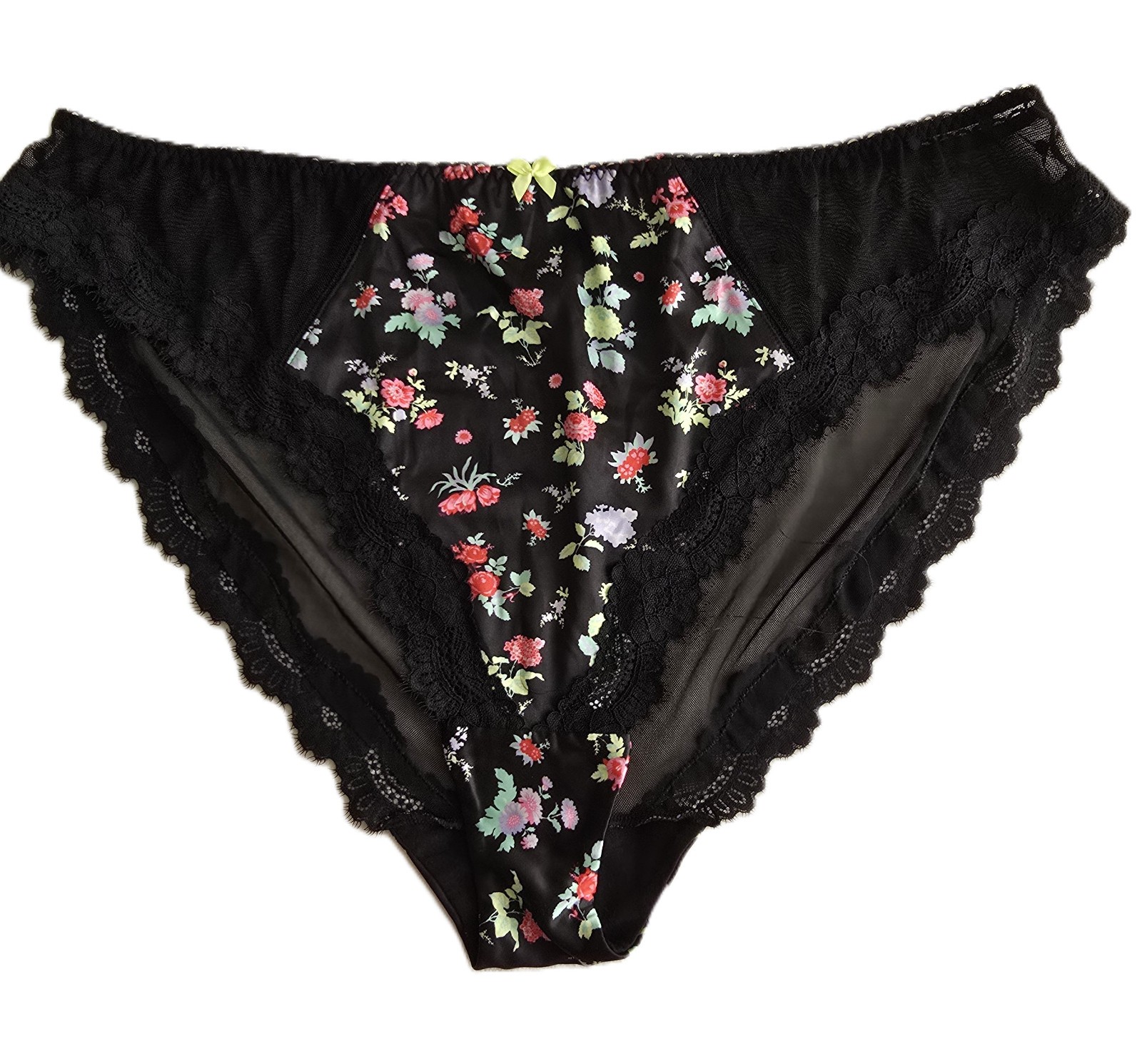 M&S Pants Knickers Ladies Full Brief Lace Thong Brazilian Single Pack Size 26
