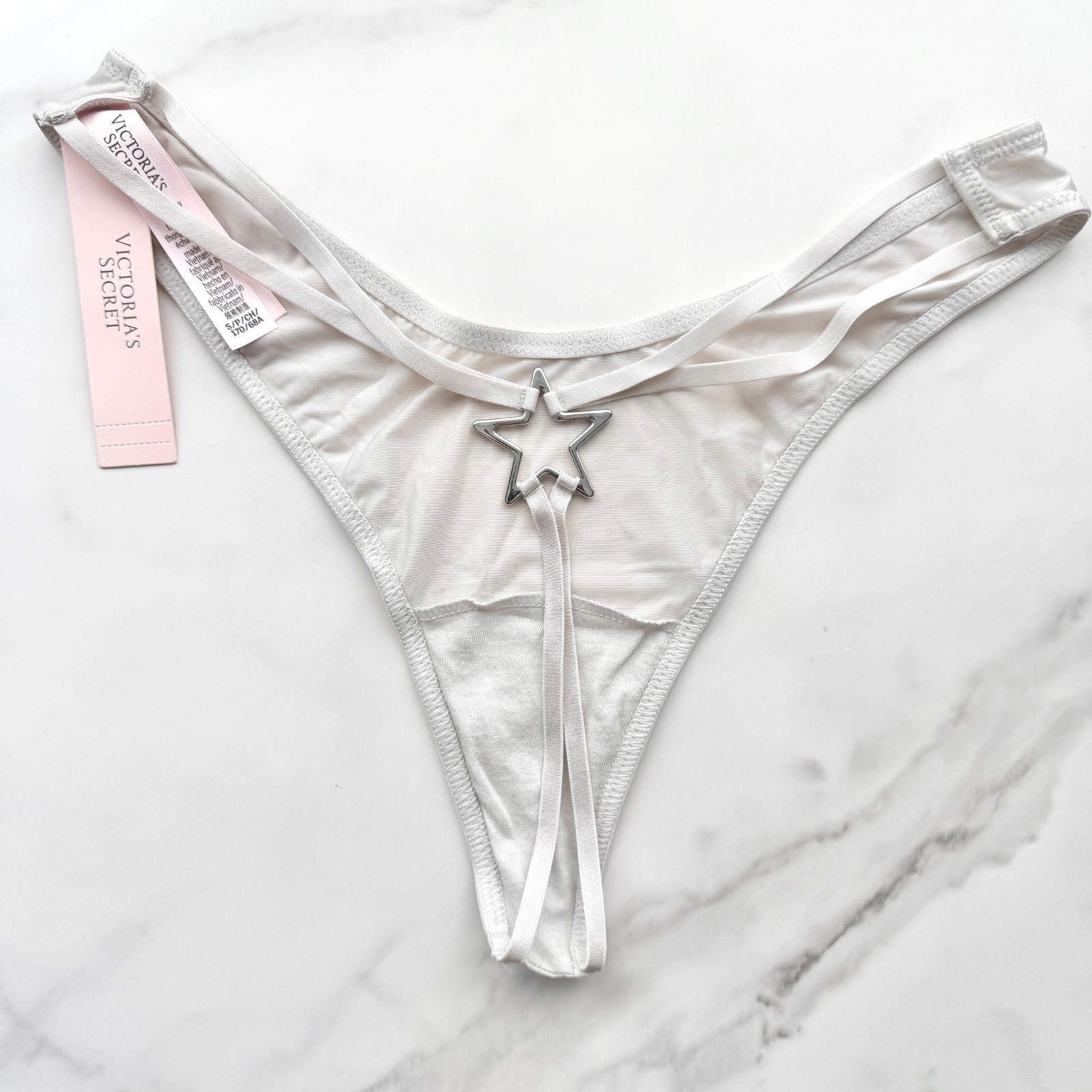Victoria’s Secret Very Sexy Smooth Starstruck Strappy High-Leg Thong Panty
