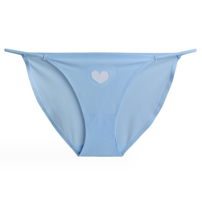 1/6 Pack Lot Womens Sexy Panties Satin String Thong Bikini Heart Underwear Brief