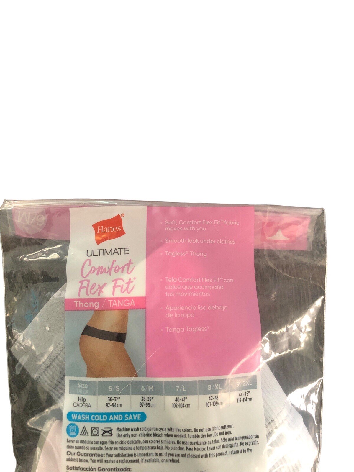 4 Hanes Ultimate Comfort Flex Fit Thongs Tag less Underwear 6/M ($)